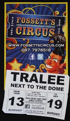 Lot 165 - Irish Circus posters (13)