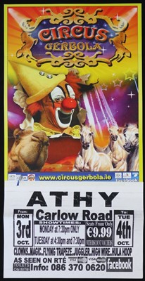 Lot 165 - Irish Circus posters (13)