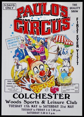 Lot 169 - Modern English circus posters (8)