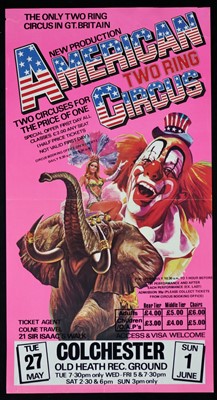 Lot 172 - Various UK circus posters (5)