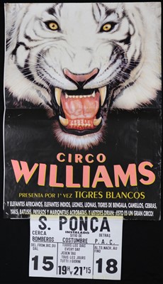 Lot 173 - Large foreign circus posters (3)