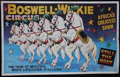 Lot 179 - Boswell Wilkie circus posters, 1970’s (8)