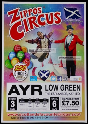 Lot 181 - Zippos circus posters (31)