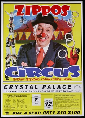 Lot 182 - Zippos circus posters (25)