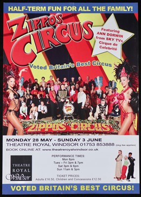 Lot 182 - Zippos circus posters (25)