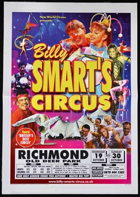Lot 183 - Billy Smart’s Circus posters, 1990/2000’s (8)
