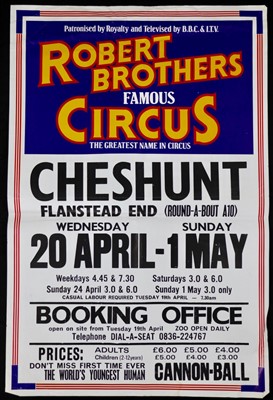 Lot 186 - Roberts Brothers Circus posters (19)