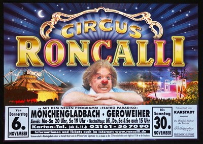 Lot 190 - Circus Roncalli posters (5)