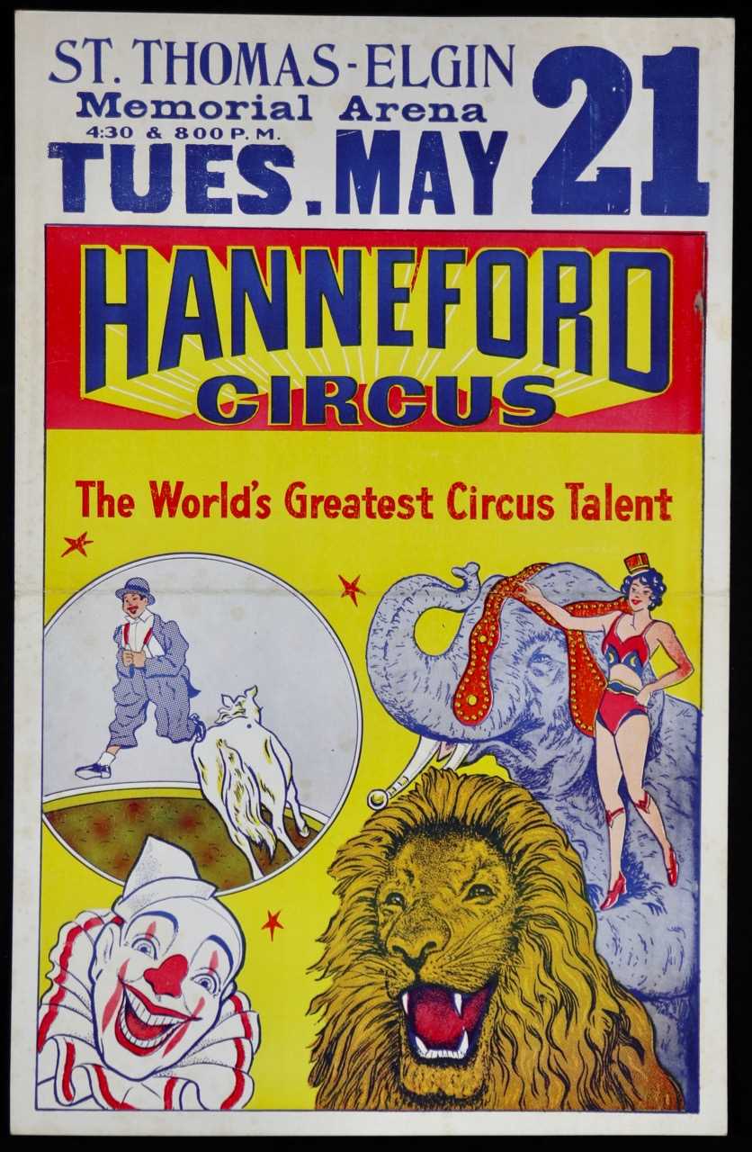 Lot 196 - Clyde Beatty Cole Bros and Hanneford Circus...