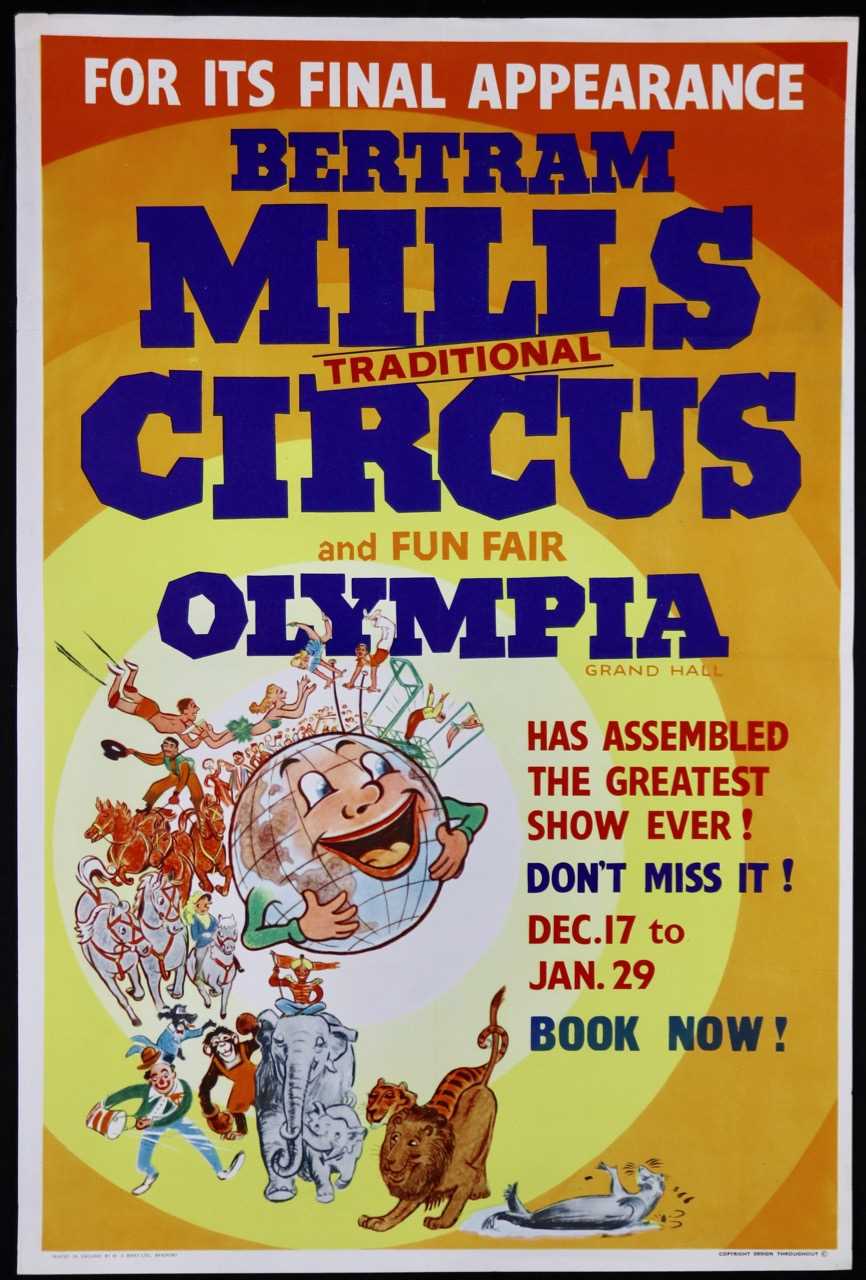 Lot 201 - Bertram Mills Circus posters (2)