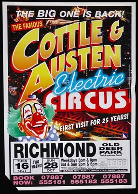 Lot 207 - Gerry Cottle’s Circus posters (11)
