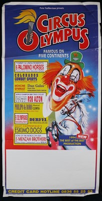 Lot 207 - Gerry Cottle’s Circus posters (11)