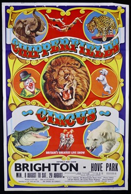 Lot 208 - English circus posters, 1970’s Sampson’s,...