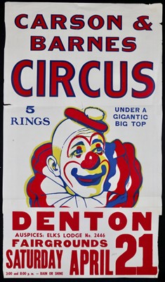 Lot 210 - European and USA Circus posters (3)