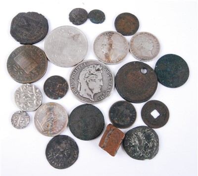 Lot 2194 - A mixed lot of Roman and later coins to include