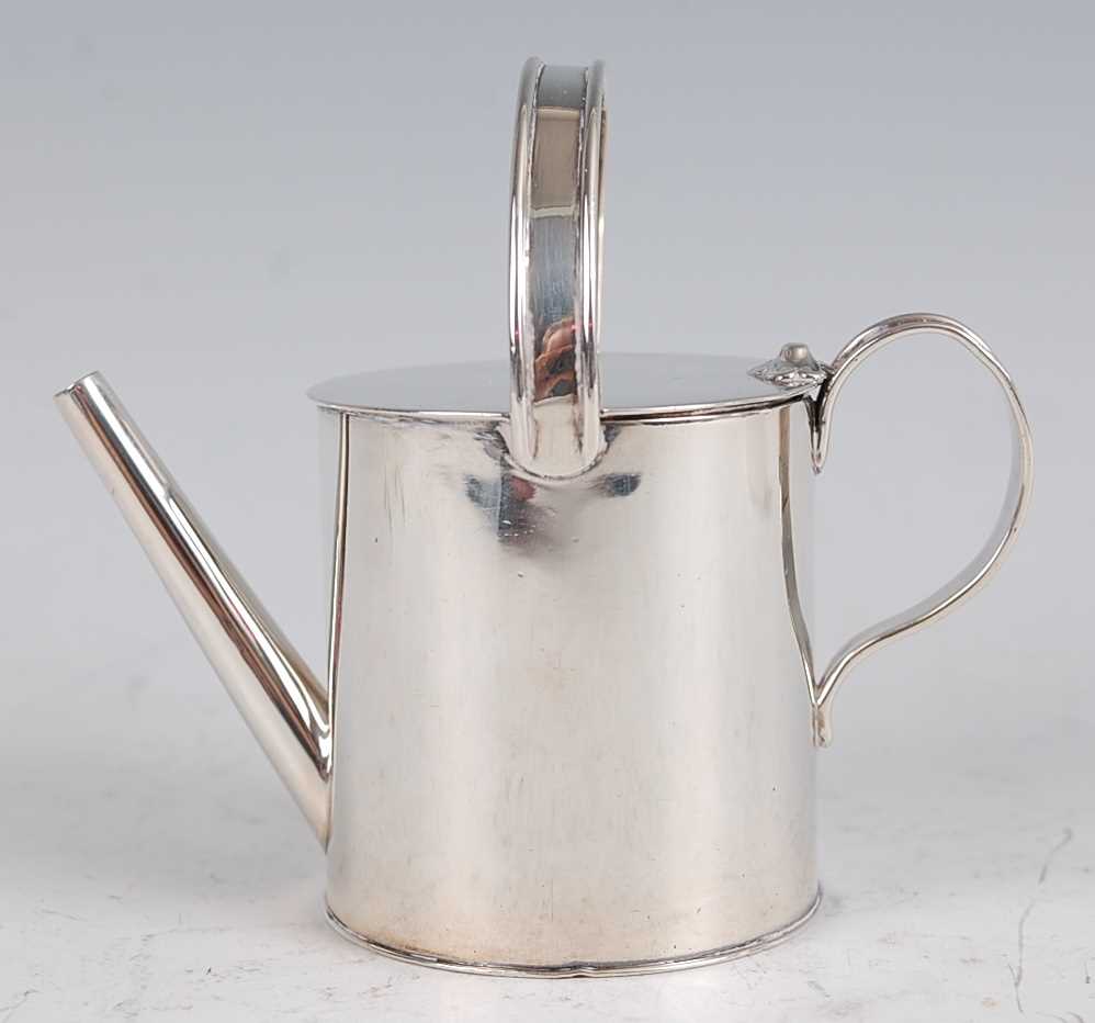 Lot 1097 - A mid-Victorian silver miniature watering can,...
