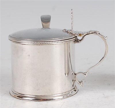 Lot 1102 - A George III silver mustard pot, of...