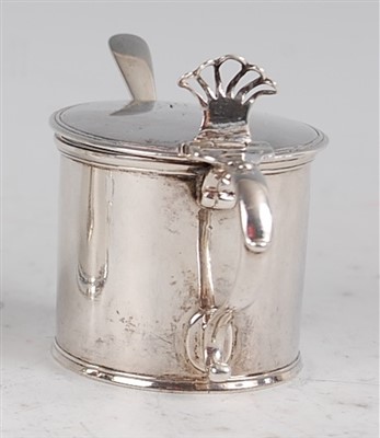 Lot 1103 - A George III silver mustard pot, of...