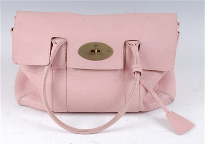 Lot 281 - A Mulberry dusky pink leather Bayswater...