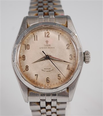 Lot 1242 - A gent's stainless steel Rolex Tudor Oyster...