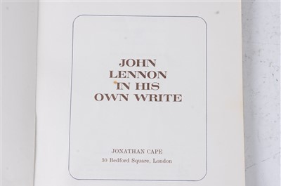 Lot 2019 - John Lennon, In His Own Write, Jonathan Cape...