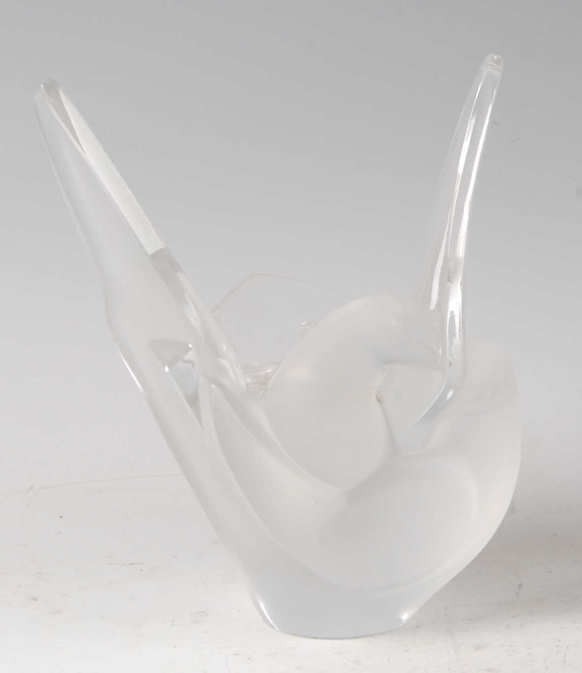 Lot 203 - Lalique - a heavy frosted and moulded glass...