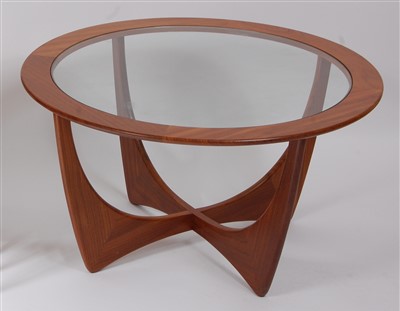 Lot 490 - A 1960s G-Plan teak circular coffee table,...