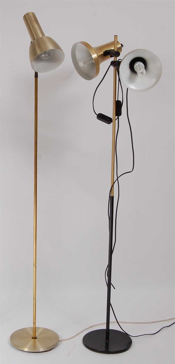 Lot 523 - A 1970s Danish gilt brushed brass and black...