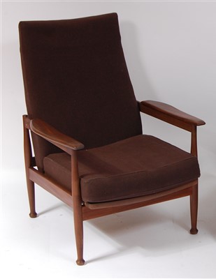 Lot 493 - Guy Rogers - a 1960s teak 'Manhattan' armchair,...