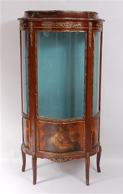 Lot 1484 - A Vernis Martin style mahogany and gilt metal...