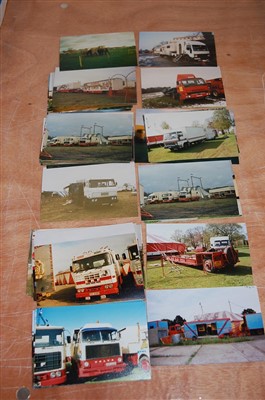 Lot 373 - A collection of late 20th century circus and fairground related photographs, to include Chipperfield's Circus