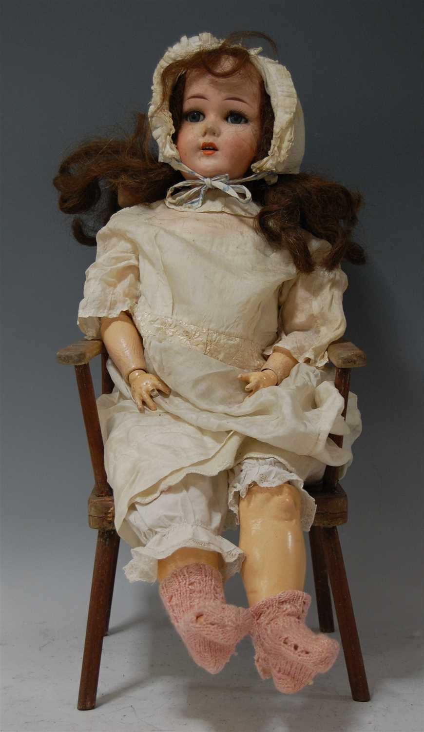 Lot 2004 - A Limbach Porzellan Fabrik bisque head doll,...