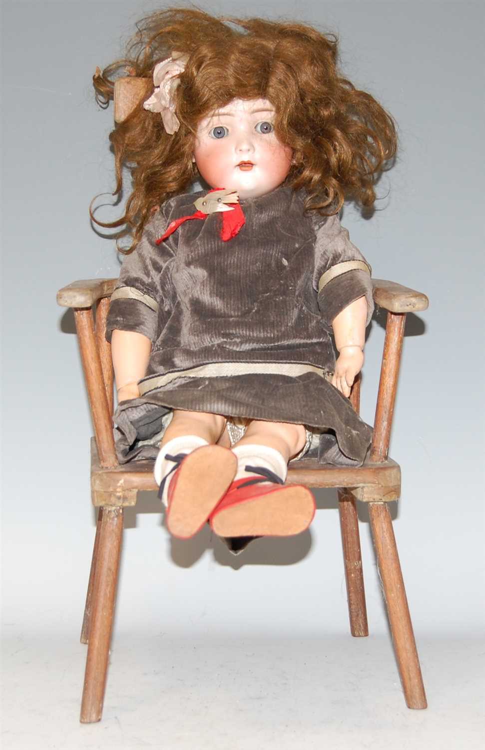 Lot 2005 - A Bruno Schmidt German bisque head doll,...