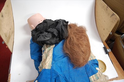 Lot 2011 - A large Simon & Halbig German bisque head doll,...