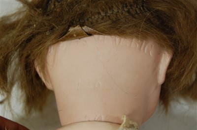 Lot 2012 - A Simon & Halbig German bisque head doll,...