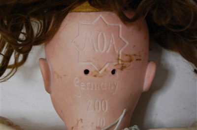 Lot 2018 - A Max Oscar Arnold Welsch bisque head doll,...