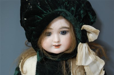 Lot 2021 - A French Eden Bébé Paris No.9 bisque head doll,...