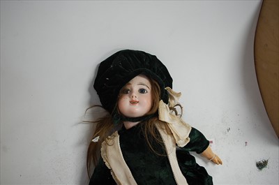 Lot 2021 - A French Eden Bébé Paris No.9 bisque head doll,...