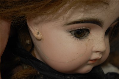 Lot 2058 - A Francois Gaultier bisque head doll, having...