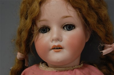 Lot 2061 - A Charles M Bergmann bisque head doll, having...