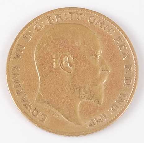Lot 2142 - Great Britain, 1906 gold half sovereign,...