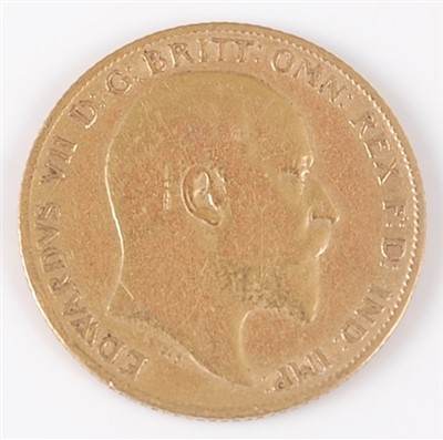 Lot 2142 - Great Britain, 1906 gold half sovereign,...