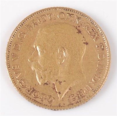 Lot 2143 - Great Britain, 1912 gold half sovereign,...