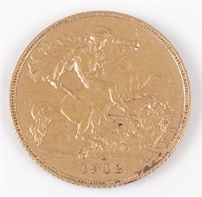 Lot 2143 - Great Britain, 1912 gold half sovereign,...
