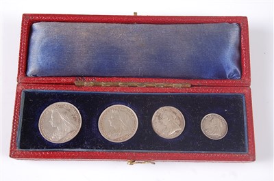 Lot 2199 - Great Britain, 1896 Maundy Money four coin set,...