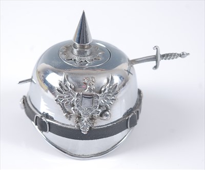Lot 158 - An early 20th century silver plated novelty...