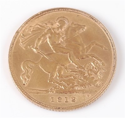 Lot 2156 - Great Britain, 1912 gold half sovereign,...
