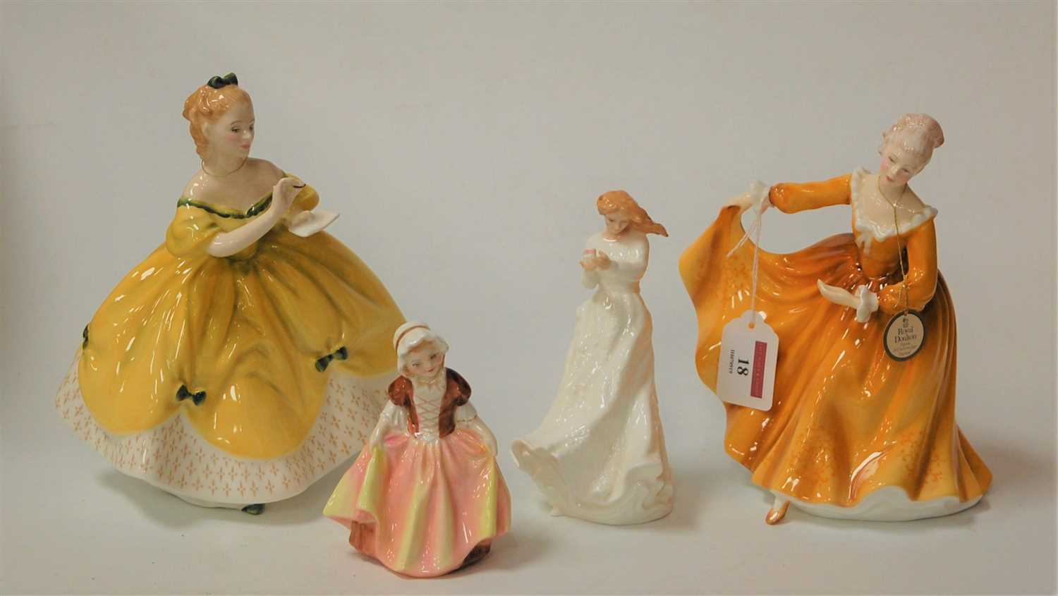 Lot 18 - A Royal Doulton figurine Kirsty HN2381, and...