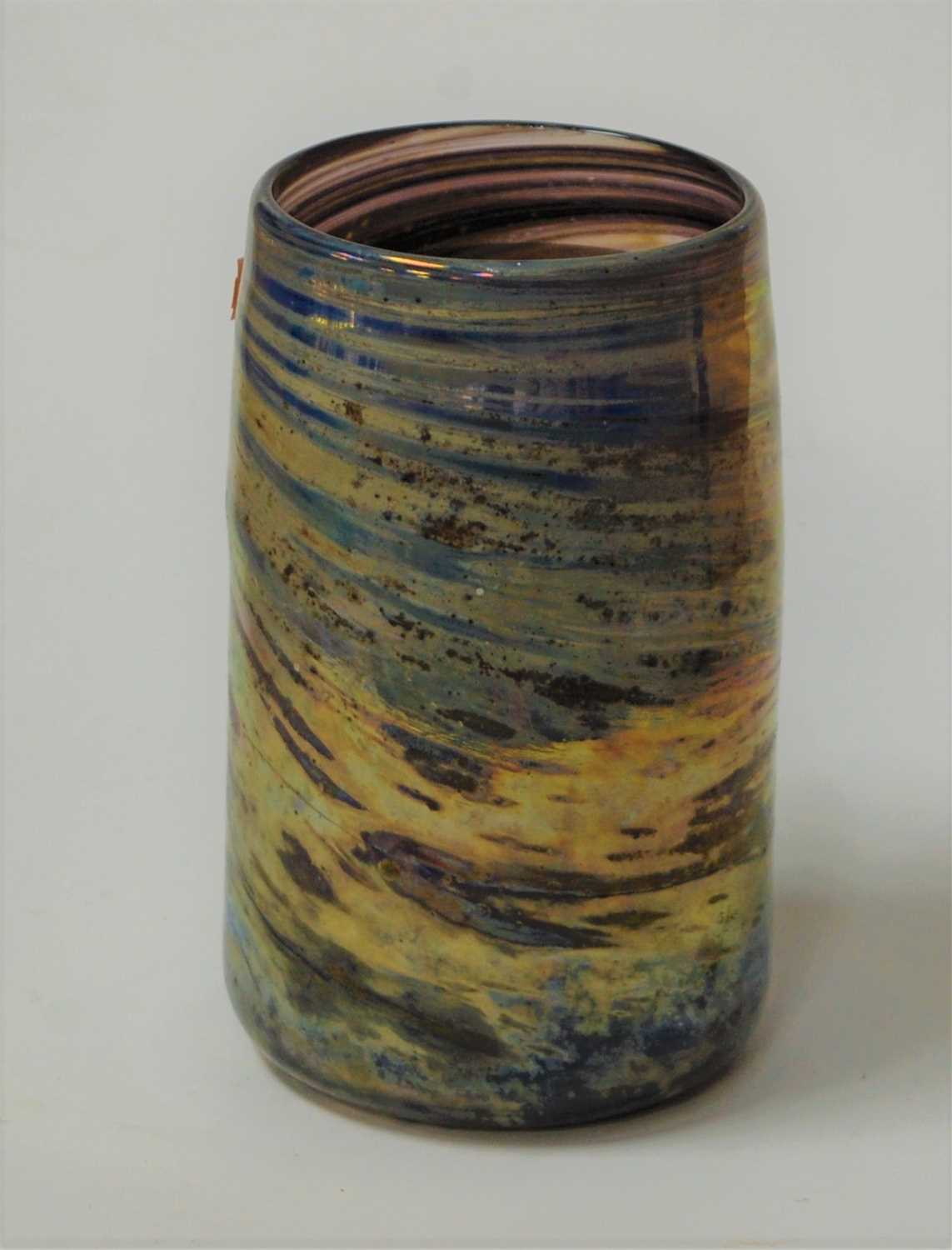 Lot 24 - an Annette Meech studio glass vase with...