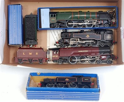 Lot 656 - Four Hornby Dublo 3-rail locos, Duchess of...